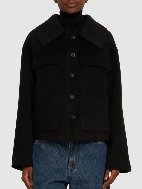 Loulou Studio: Cilla wool & cashmere jacket - women_2 | Luisa Via Roma