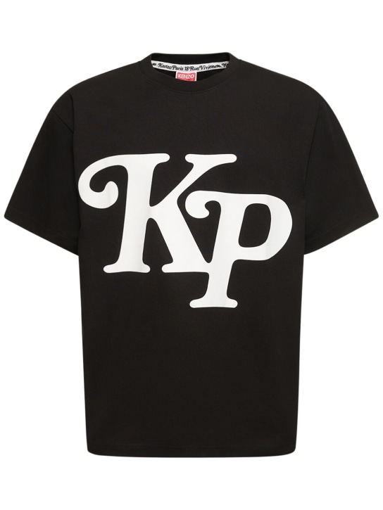 Kenzo Paris: T-shirt en jersey de coton Kenzo by Verdy - Noir - men_0 | Luisa Via Roma