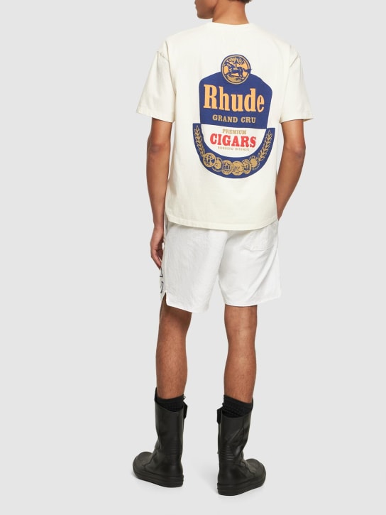 RHUDE: Rhude Grand Cru cotton t-shirt - men_1 | Luisa Via Roma