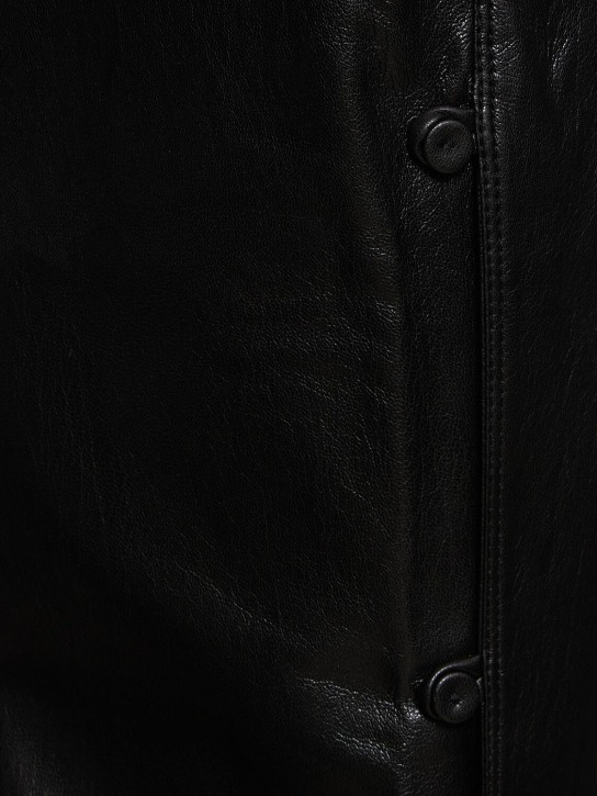 Nanushka: Felina straight pants - Black - women_3 | Luisa Via Roma