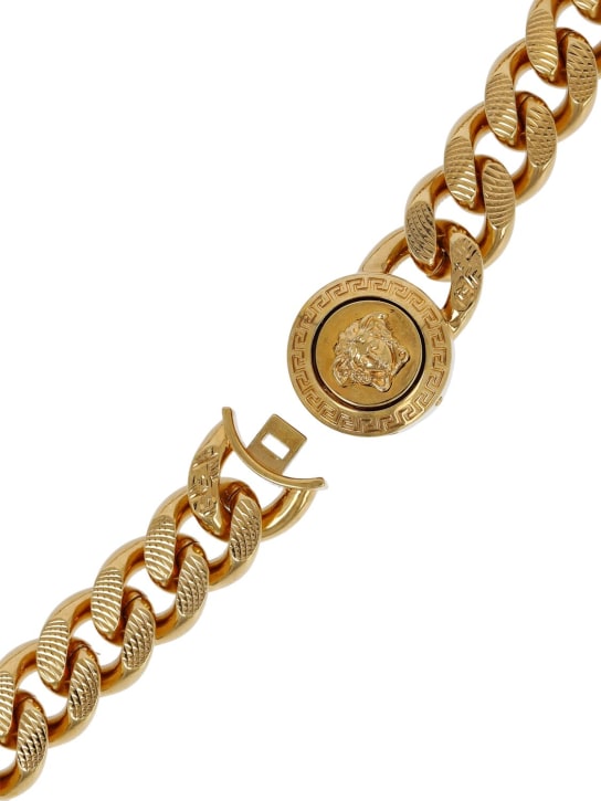 Versace: Collana di metallo - Oro - men_3 | Luisa Via Roma
