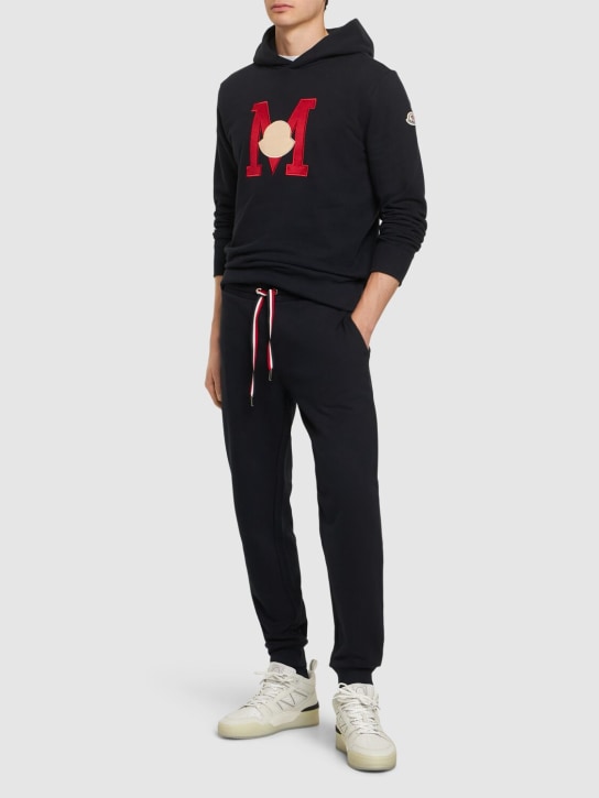 Moncler: Cotton sweatpants - men_1 | Luisa Via Roma