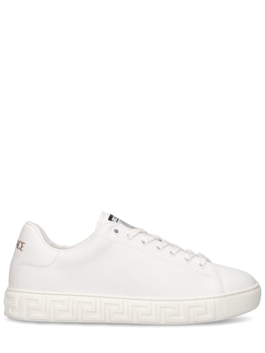 Versace: Sneakers Responsible in pelle - 1w010-white - women_0 | Luisa Via Roma