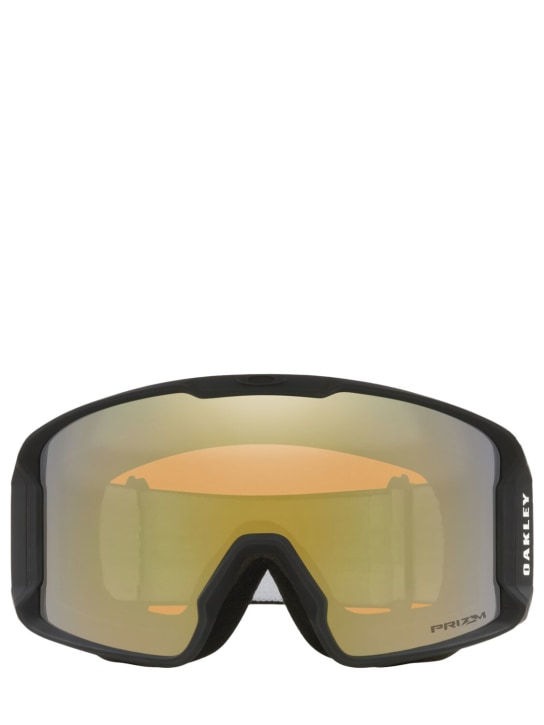 Oakley: Máscara de esquí "line miner" - Negro/Dorado - men_0 | Luisa Via Roma
