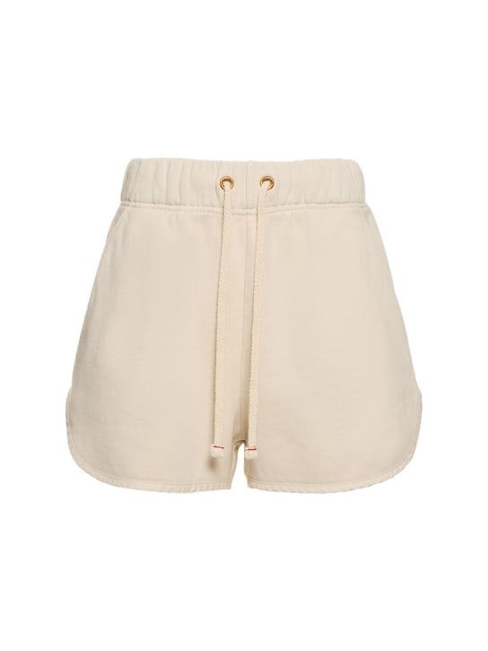 Les Tien: Serena Scallots shorts - Beyaz - women_0 | Luisa Via Roma