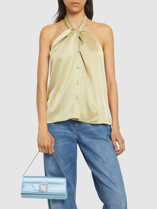 Manolo Blahnik: Gothisi Opal clutch - women_1 | Luisa Via Roma