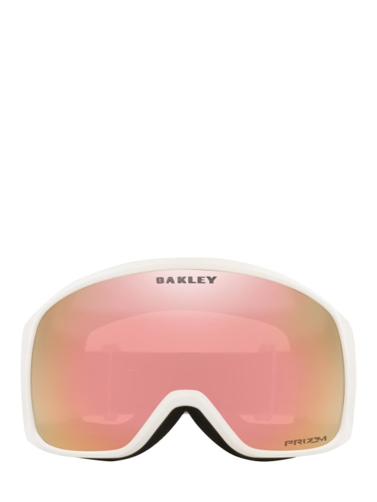 Oakley: Flight Tracker M护目镜 - 白色/粉色 - men_0 | Luisa Via Roma