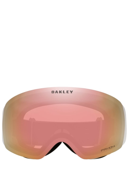 Oakley: Flight Deck M护目镜 - 白色/粉色 - men_0 | Luisa Via Roma