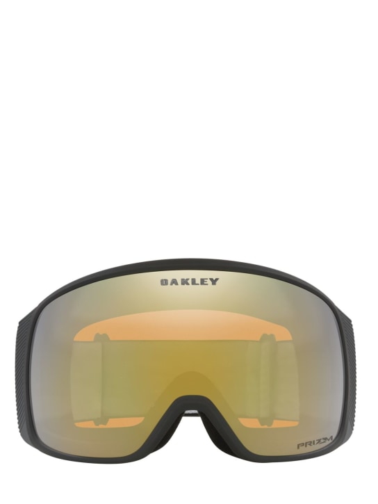 Oakley: Flight Tracker L ゴーグル - ブラック/ゴールド - men_0 | Luisa Via Roma