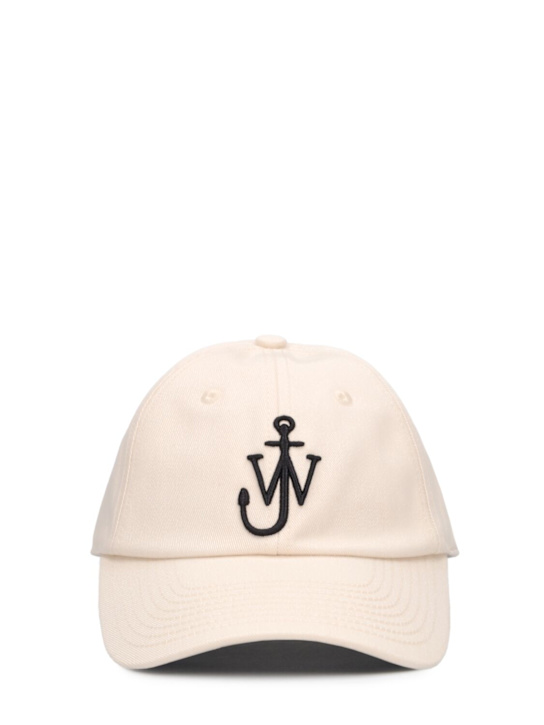 JW Anderson: Logo cotton baseball cap - women_0 | Luisa Via Roma