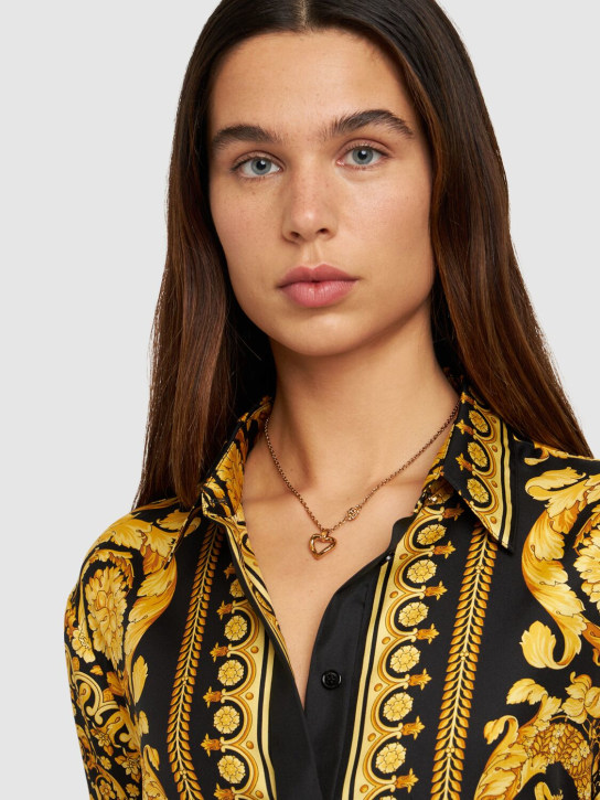 Versace: Collar con colgante - Oro - women_1 | Luisa Via Roma