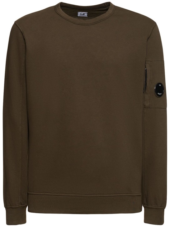 C.P. Company: Light fleece sweatshirt - Yeşil - men_0 | Luisa Via Roma