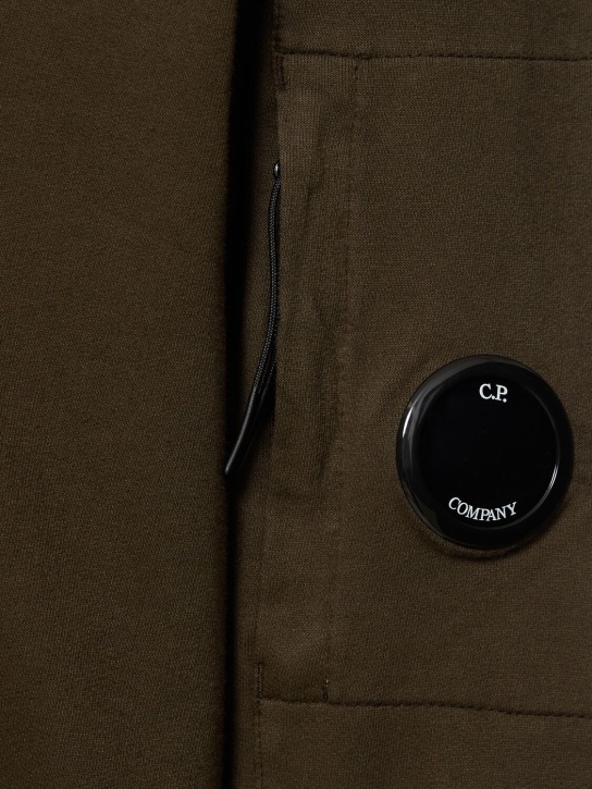 C.P. Company: Leichtes Sweatshirt aus Baumwollfleece - men_3 | Luisa Via Roma