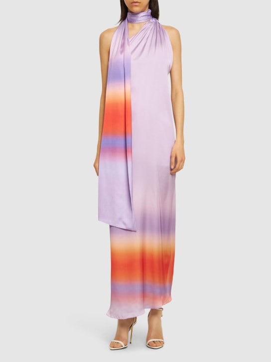 Baobab: Ari printed long dress w/open back - Multicolor - women_1 | Luisa Via Roma
