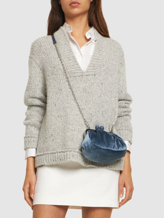 Weekend Max Mara: Cavour velvet clutch - women_1 | Luisa Via Roma