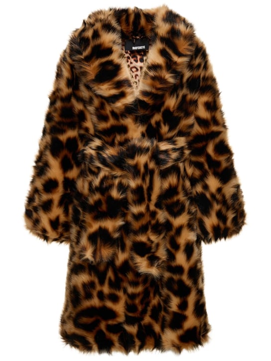 Rotate: Erika faux fur coat - Bunt - women_0 | Luisa Via Roma