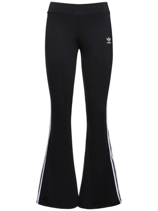 adidas Originals: Flared leggings - Black - women_0 | Luisa Via Roma