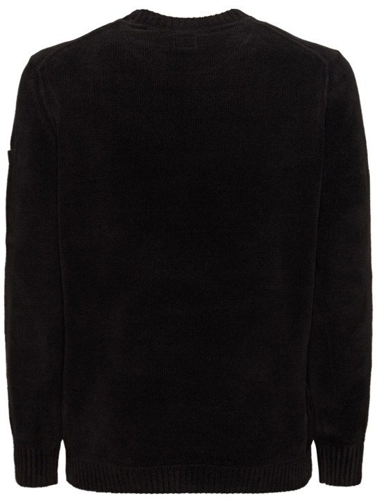 C.P. Company: Cotton chenille knit sweater - men_4 | Luisa Via Roma