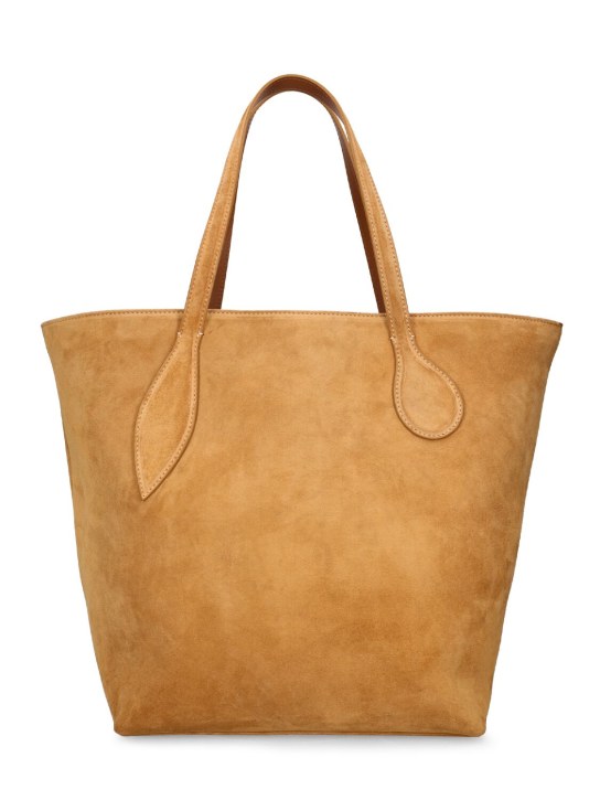 Little Liffner: Sprout suede tote bag - women_0 | Luisa Via Roma