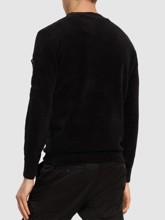 C.P. Company: Cotton chenille knit sweater - men_2 | Luisa Via Roma