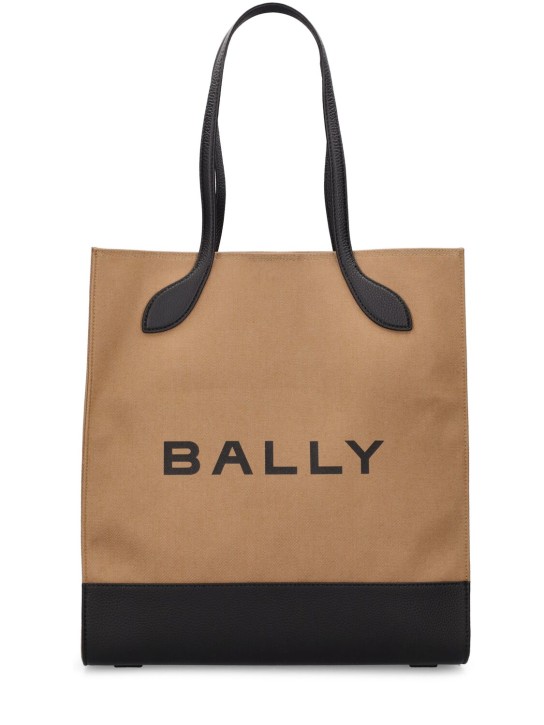 Bally: Bar Keep On 토트백 - 샌드/블랙 - women_0 | Luisa Via Roma