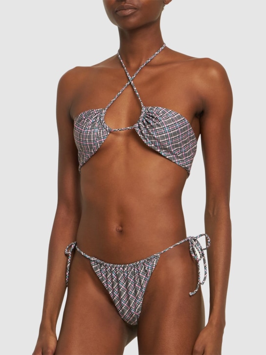 Philosophy Di Lorenzo Serafini: Printed bikini set - Pembe/Renkli - women_1 | Luisa Via Roma