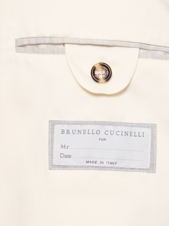 Brunello Cucinelli: Silk single breasted suit - men_6 | Luisa Via Roma