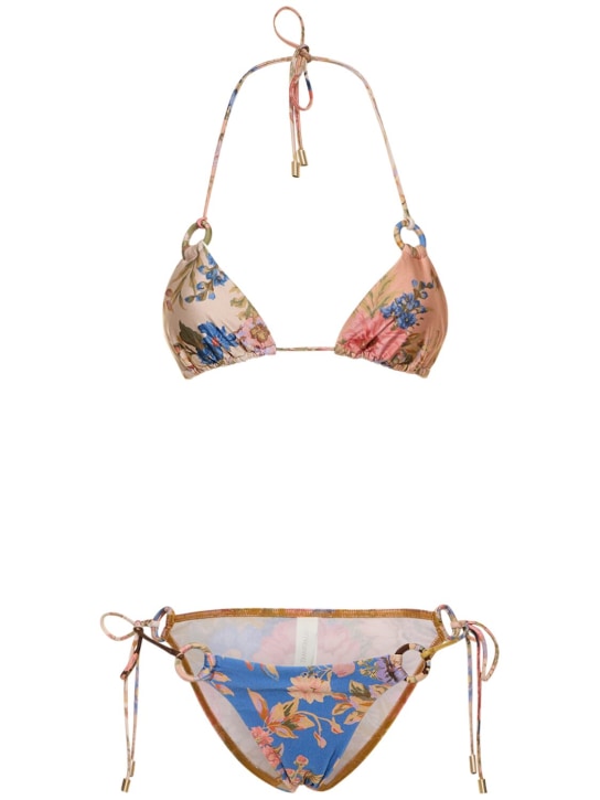 Zimmermann: Bikini avec anneaux August - Multicolore - women_0 | Luisa Via Roma