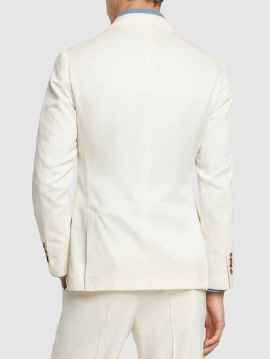 Brunello Cucinelli: Silk single breasted suit - men_2 | Luisa Via Roma