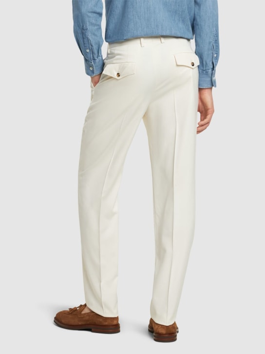 Brunello Cucinelli: Silk single breasted suit - men_3 | Luisa Via Roma