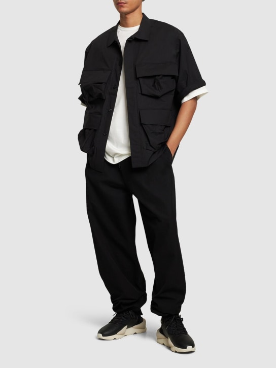 Y-3: Pocket short sleeve shirt - men_1 | Luisa Via Roma