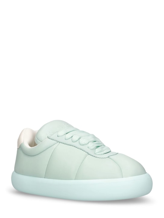 Marni: Puffy soft leather low top sneakers - men_2 | Luisa Via Roma