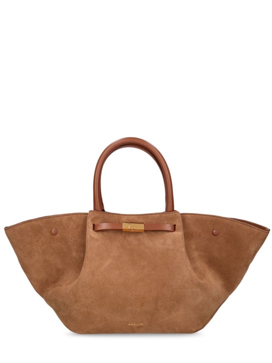 DeMellier: Midi New York suede tote bag - women_0 | Luisa Via Roma