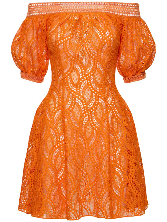Ermanno Scervino: Vestito con spalle scoperte crochet - women_0 | Luisa Via Roma