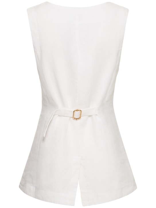 Emma linen vest - POSSE - Women | Luisaviaroma
