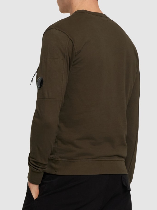 C.P. Company: Leichtes Sweatshirt aus Baumwollfleece - men_2 | Luisa Via Roma