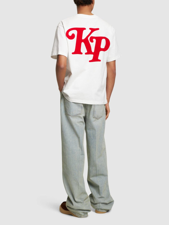 Kenzo Paris: T-Shirt aus Baumwolljersey "Kenzo by Verdy" - Off-White - men_1 | Luisa Via Roma