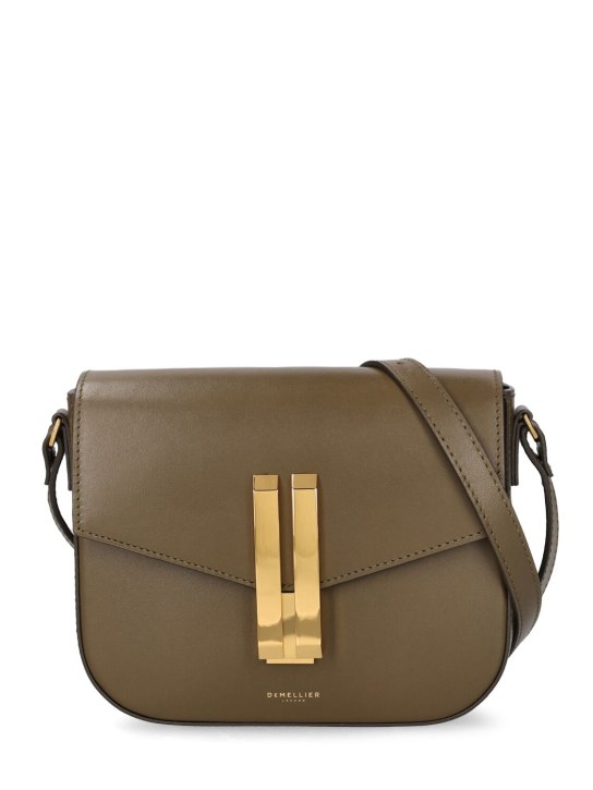 DeMellier: Small Vancouver smooth leather bag - Olive Green - women_0 | Luisa Via Roma