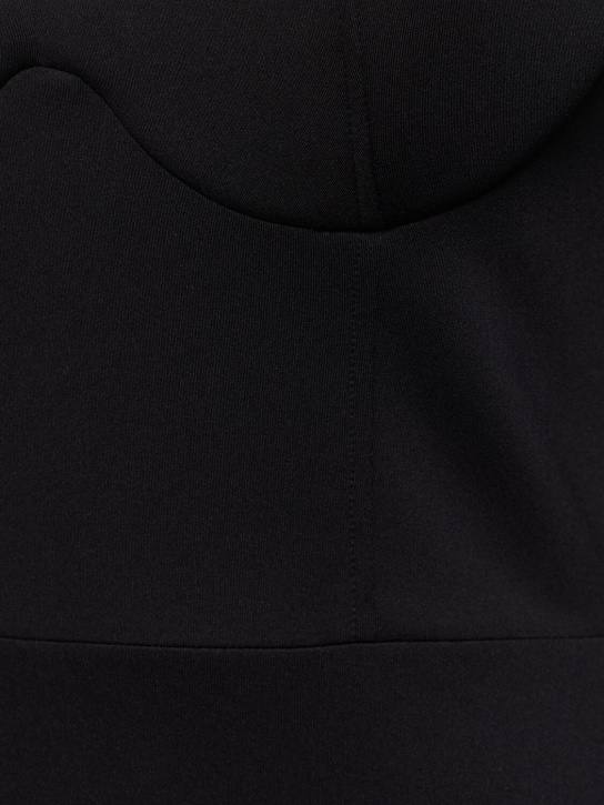 Magda Butrym: Jersey midi dress w/roses - women_3 | Luisa Via Roma