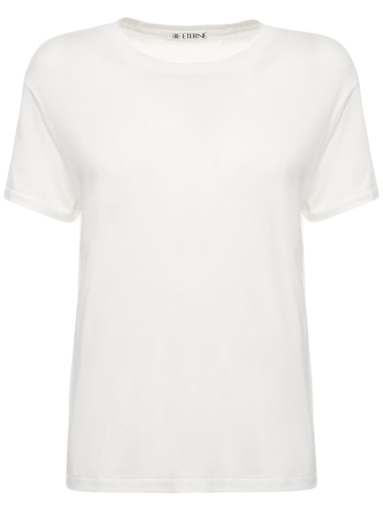 Éterne: コットンTシャツ - women_0 | Luisa Via Roma