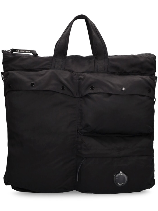 C.P. Company: Nylon B tote bag - Black - men_0 | Luisa Via Roma