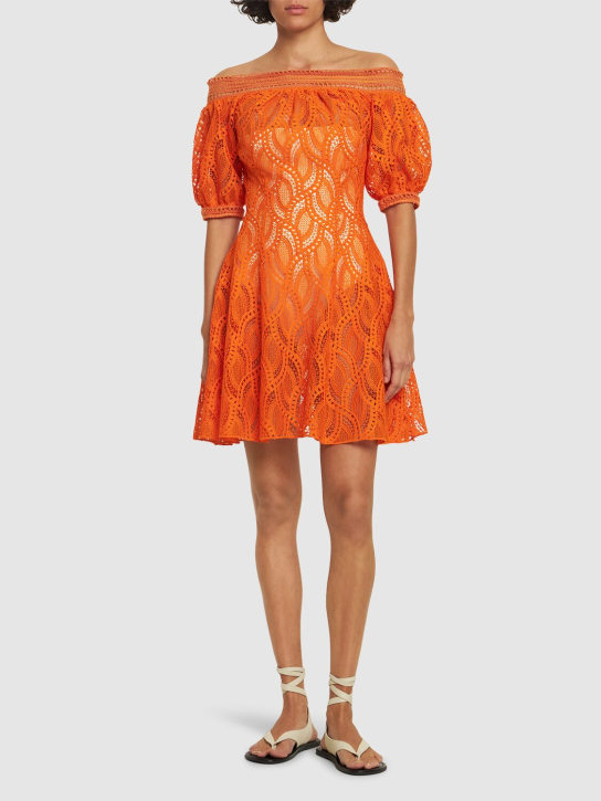 Ermanno Scervino: Vestito con spalle scoperte crochet - women_1 | Luisa Via Roma