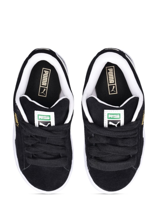 PUMA: Suede XL PS lace-up sneakers - Black - kids-girls_1 | Luisa Via Roma