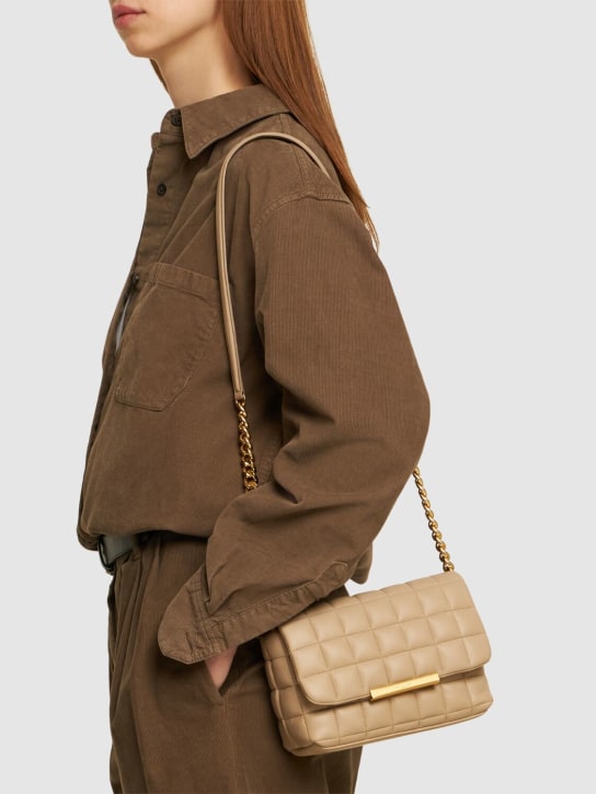 DeMellier: Phoenix smooth leather shoulder bag - women_1 | Luisa Via Roma
