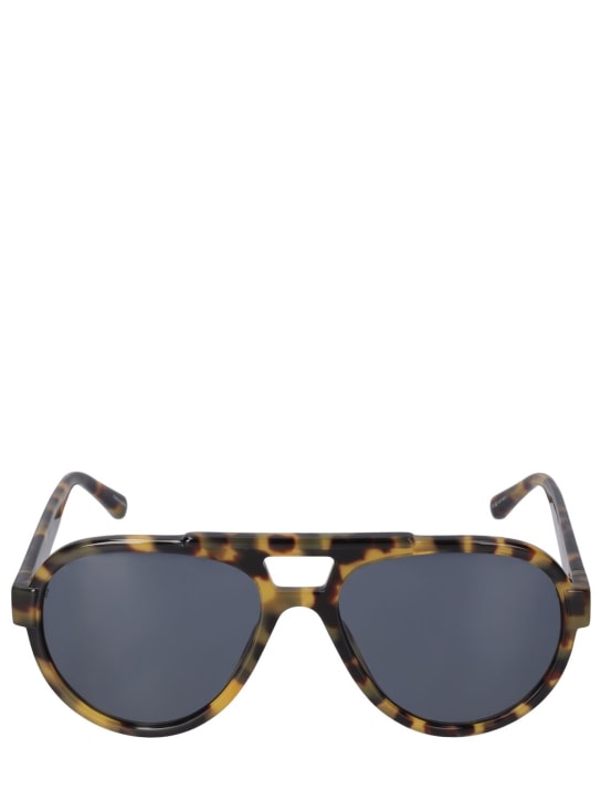 The Attico: Jurgen pilot acetate sunglasses - women_0 | Luisa Via Roma