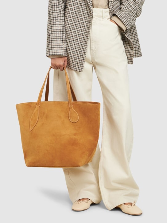 Liffner: Sprout suede tote bag - women_1 | Luisa Via Roma