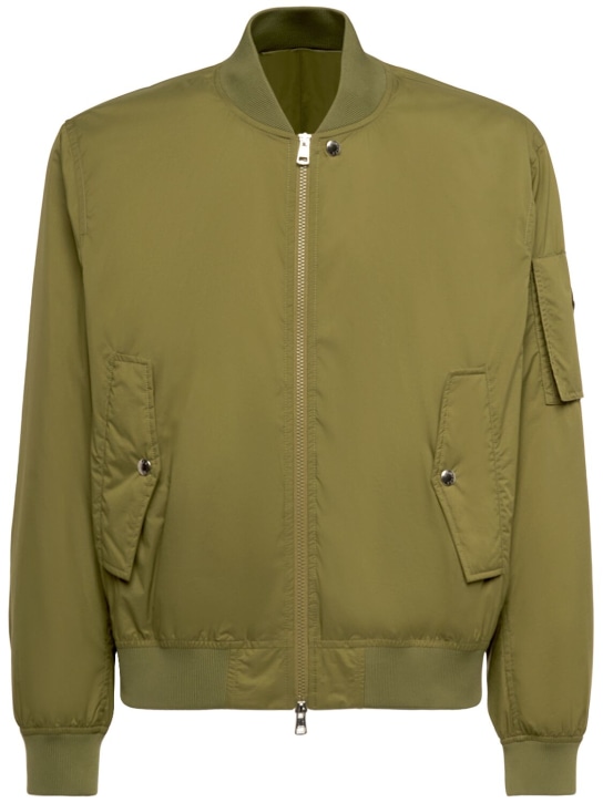 Moncler: Patnem nylon down jacket - Olive Green - men_0 | Luisa Via Roma