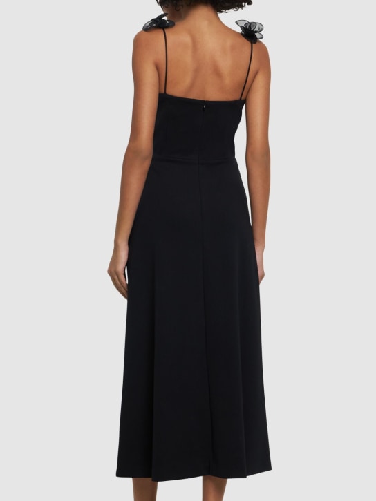 Magda Butrym: Jersey midi dress w/roses - women_2 | Luisa Via Roma