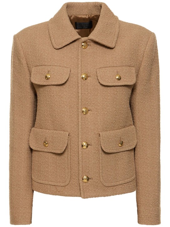 Nili Lotan: Paloma cotton blend jacket - women_0 | Luisa Via Roma