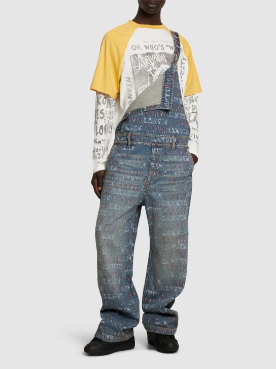 Lanvin: Printed long sleeved top - men_1 | Luisa Via Roma